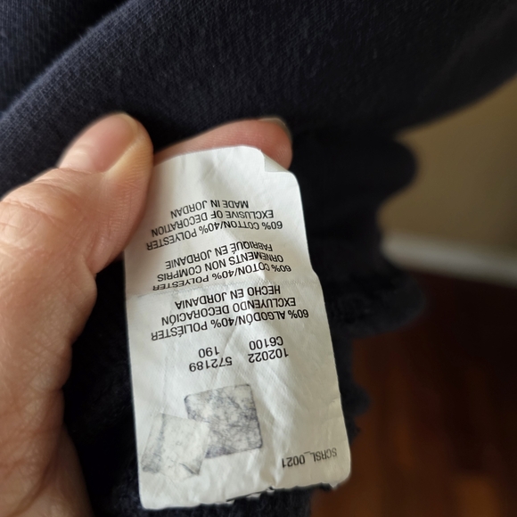 Champion Women's L Navy Blue Orange Princeton Crewneck Sweatshirt EUC - Picture 10 of 11